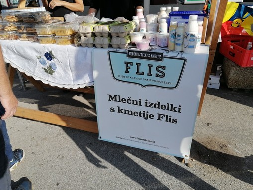 Kmetija Flis je donirala okusne mlečne izdelke.