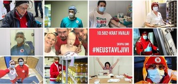 Neustavljivi - prostovoljke in prostovoljci RKS.